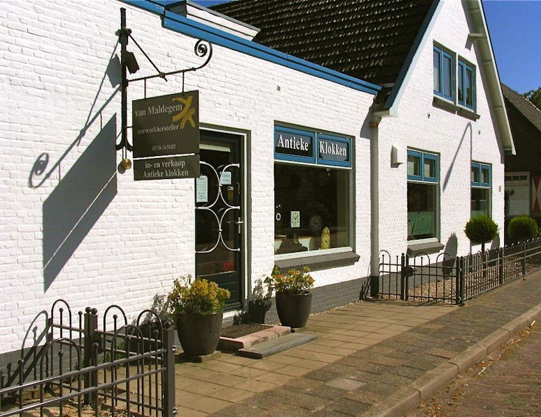 Winkel van Uurwerkherstelbedrijf Van Maldegem te Olst